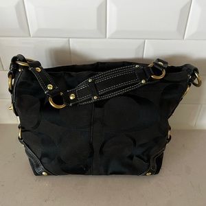 Coach black handbag